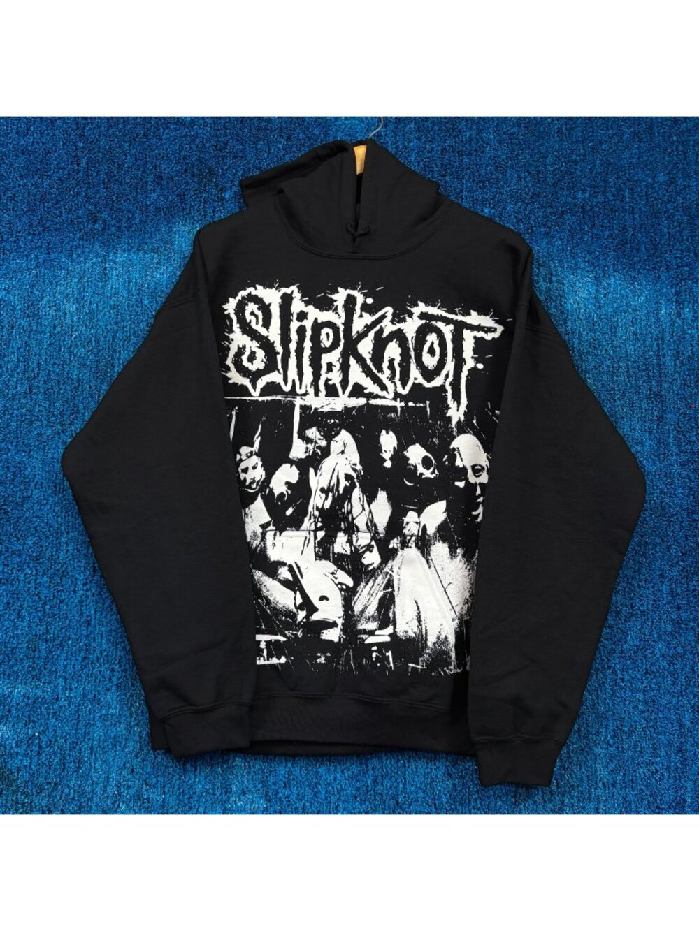 Slipknot Self-Titled Album Cover Poster & Band Logo Hoodie L